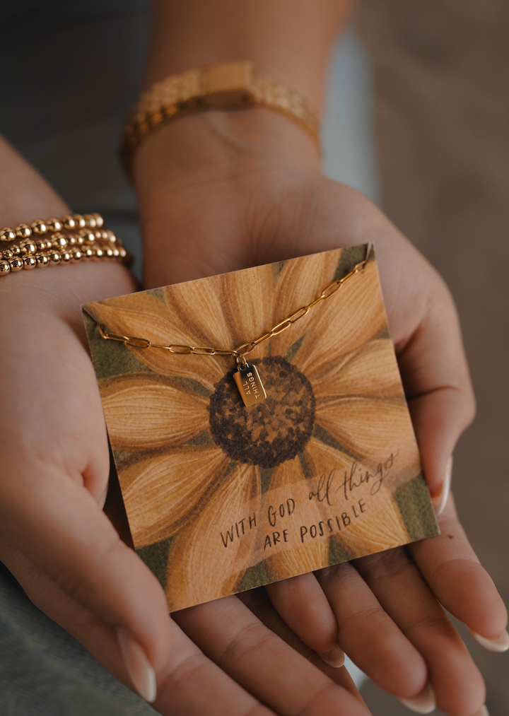 All Things Mini Tag Necklace