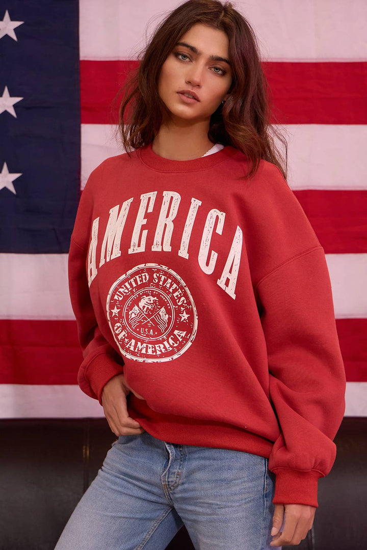 AMERICA Crew Sweatshirt