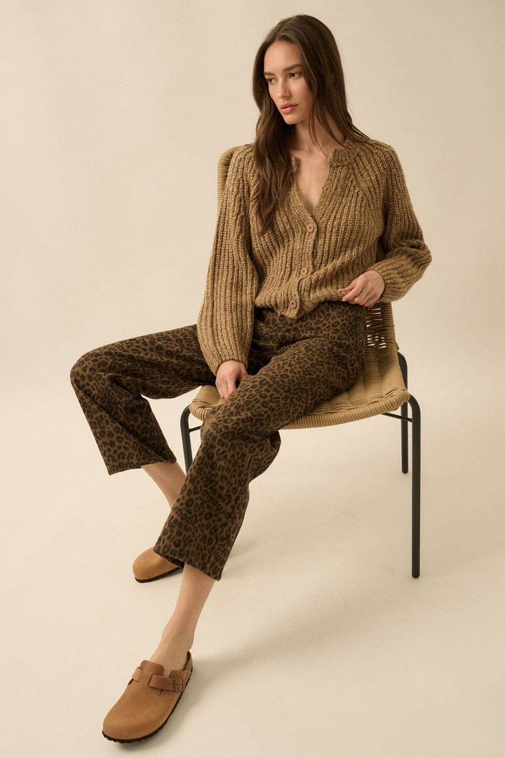 Wild Side Leopard Twill Pants