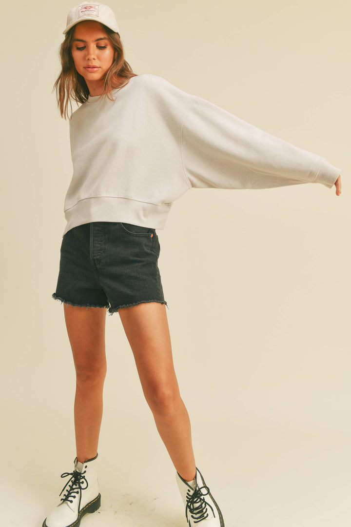 Weekend Cropped Sweatshirt