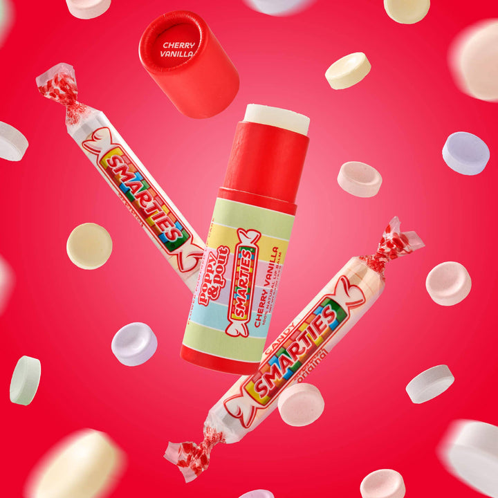 Cherry Vanilla Smarties Lip Balm