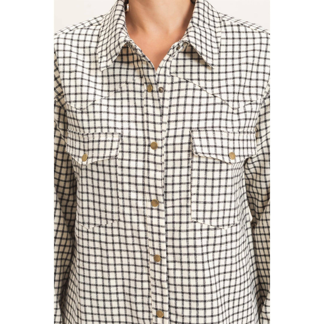 Hadley Checkered Lightweight Shacket