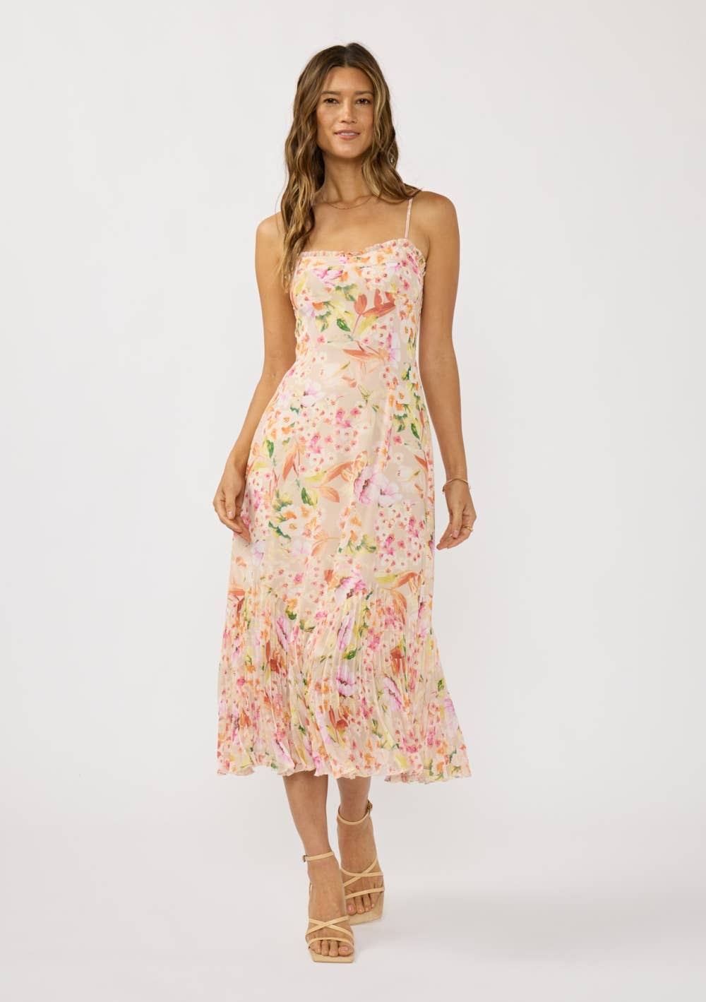 Lily Floral Midi Dress