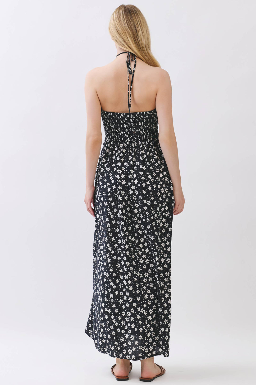 Zoe Halter Midi Dress