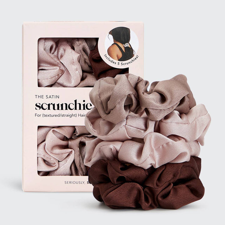 Satin Sleep Scrunchies - 5pc