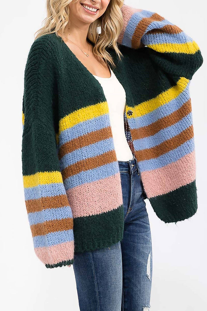 Rowan Stripe Cardigan