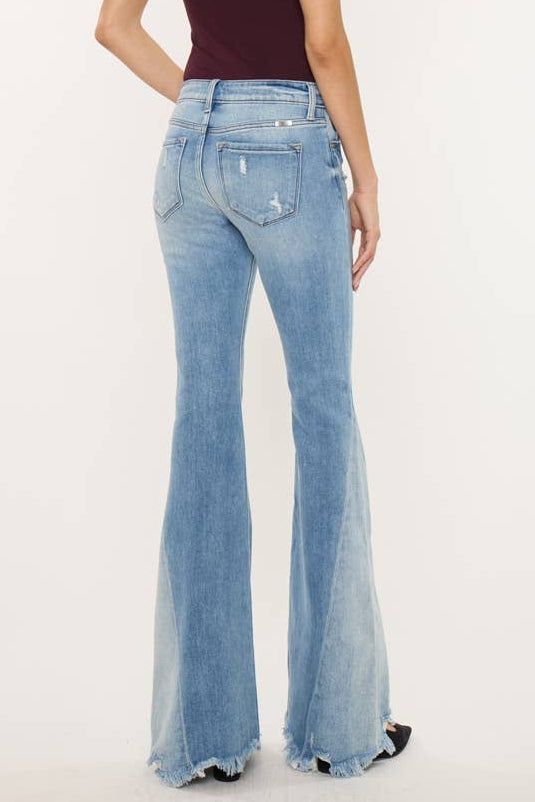 Bri Mid Rise Flare Jeans