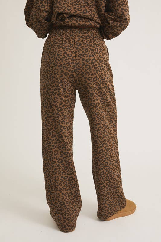 Wildly Cozy Leopard Lounge Set