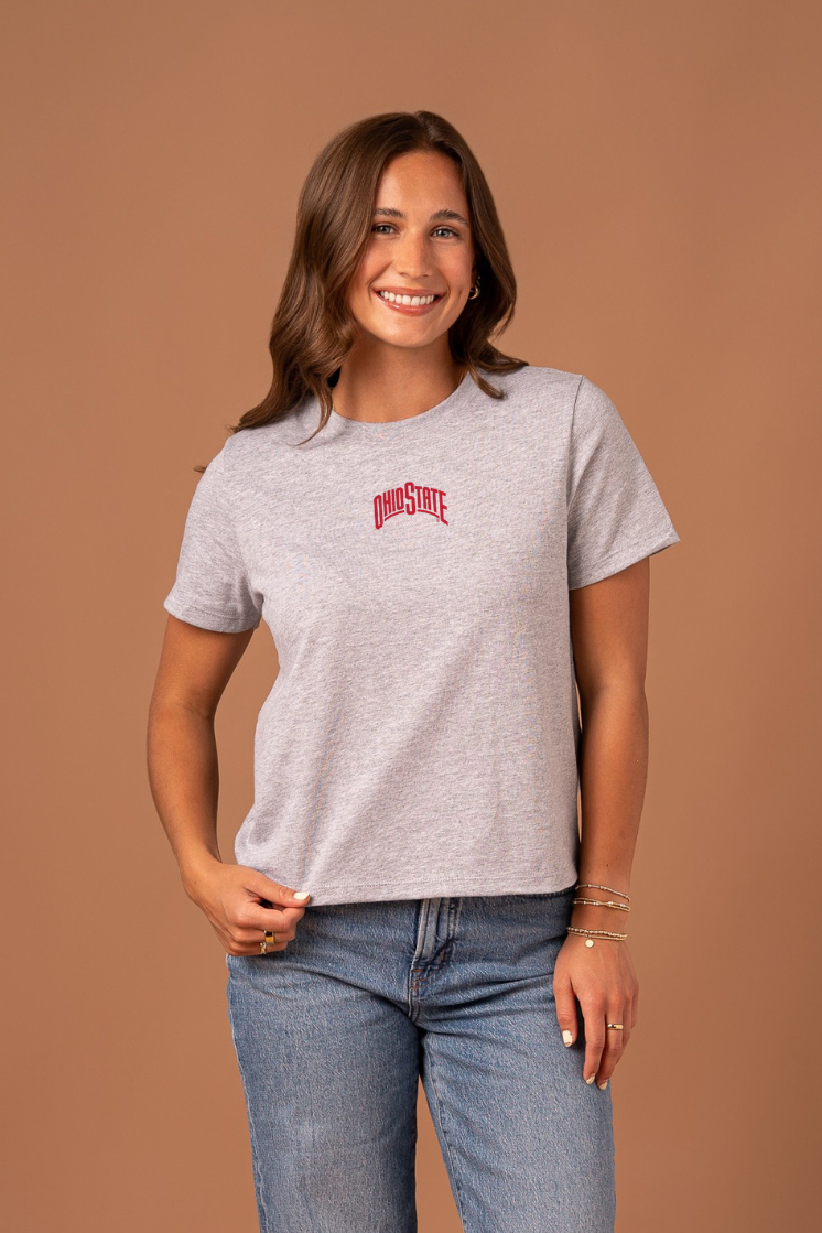 Ohio State Embroidered Tee