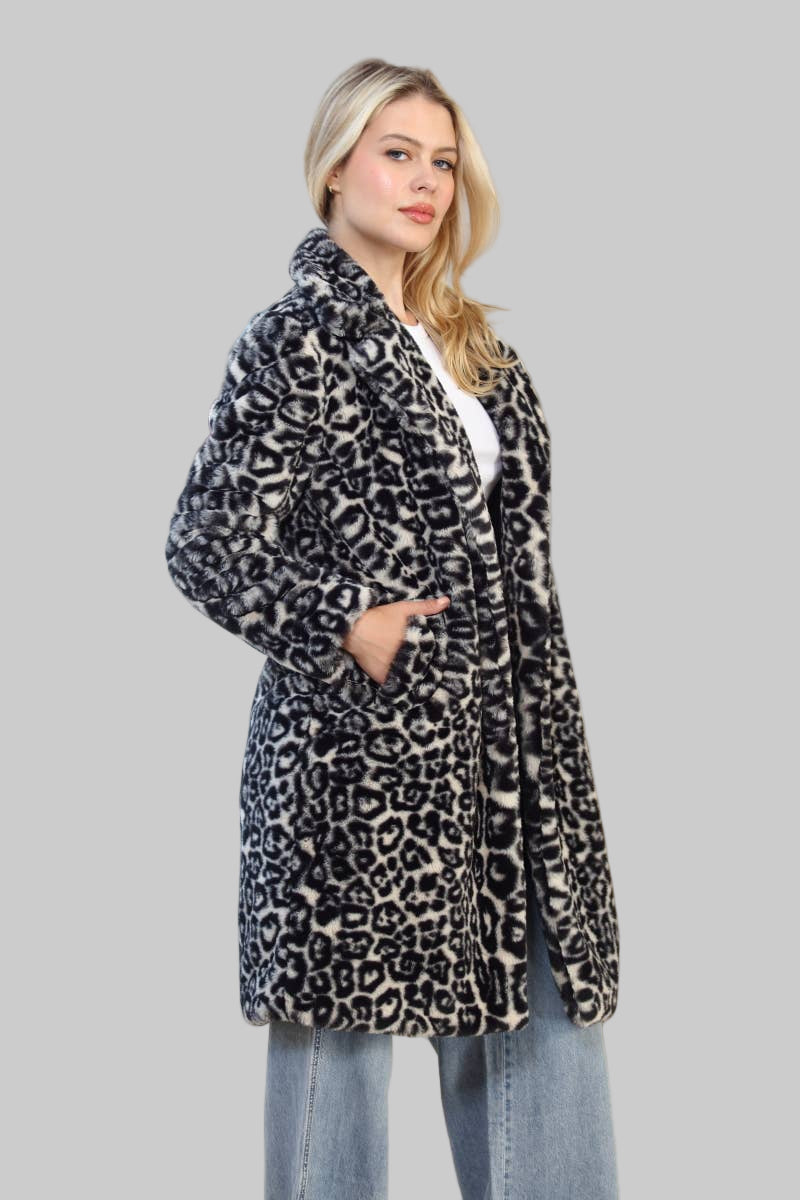 Serafina Leopard Coat