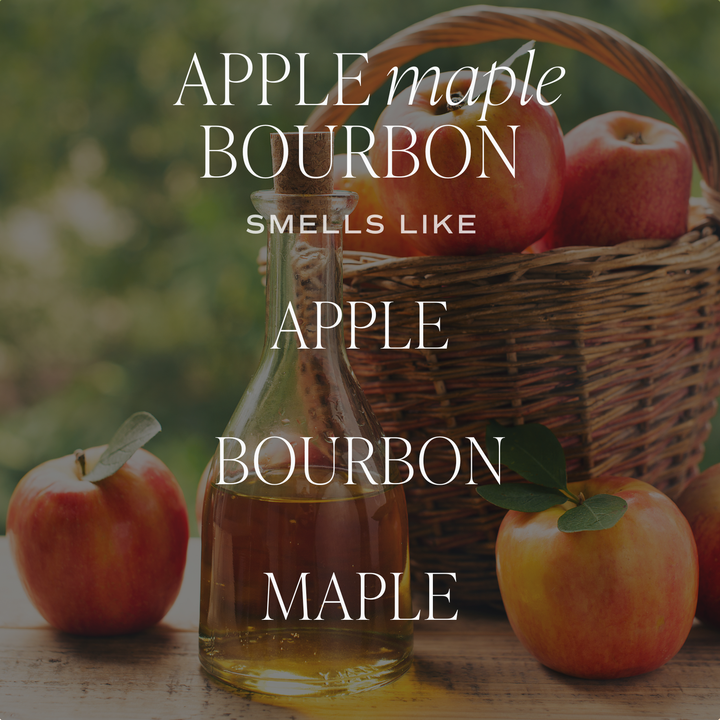 Apple Maple Bourbon 15 oz Soy Candle