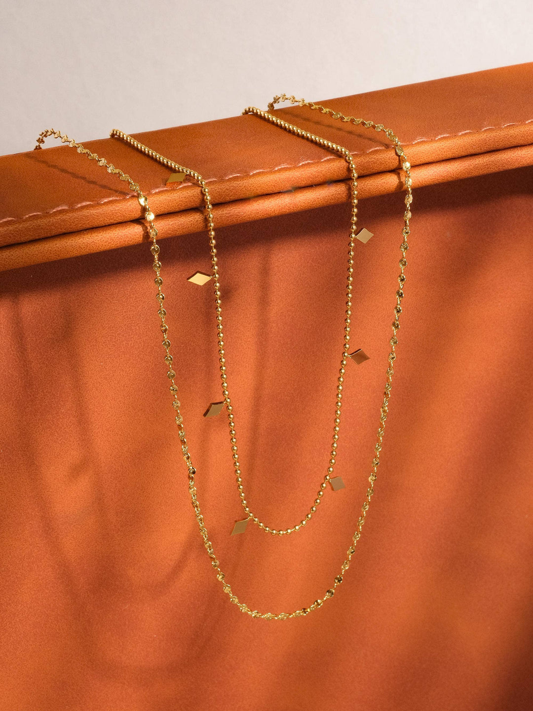 Arômes 18K Gold Non-Tarnish Layered Tassel Necklace