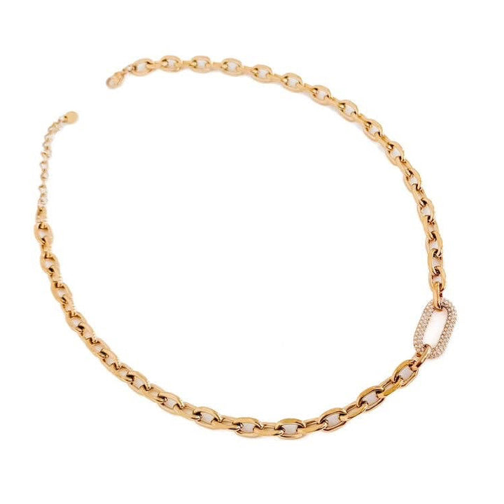 Michaela Diamond Chain Necklace - waterproof