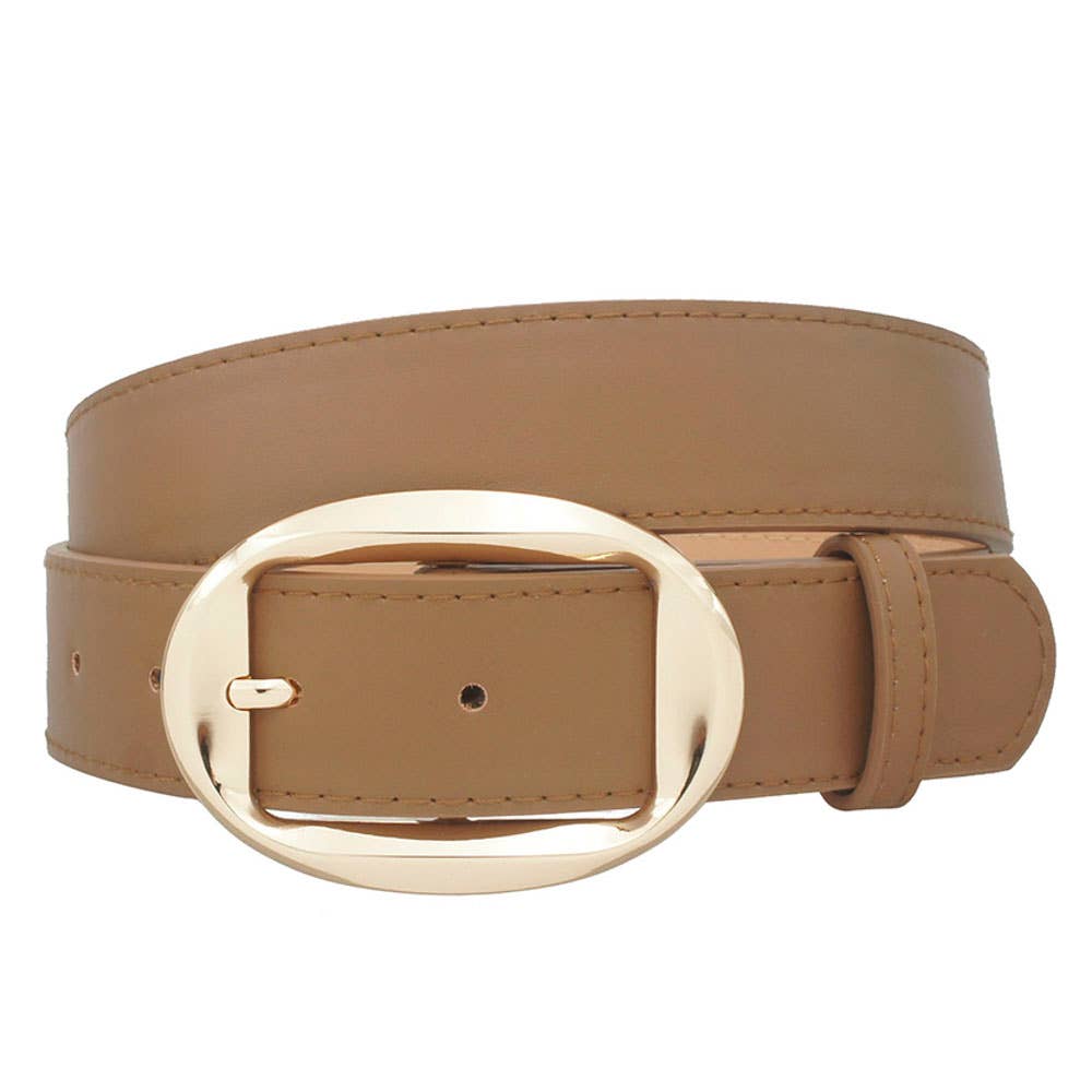 Oval Buckle Belt