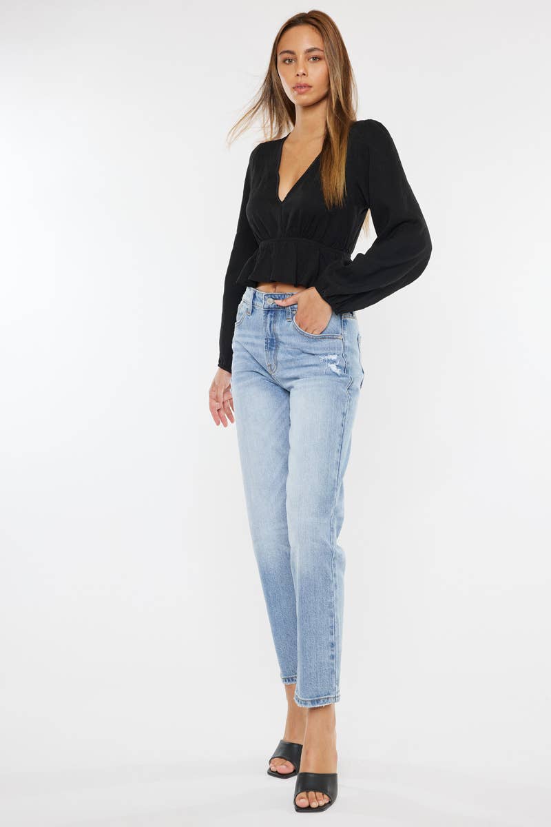 Chantal Ankle Straight Jeans