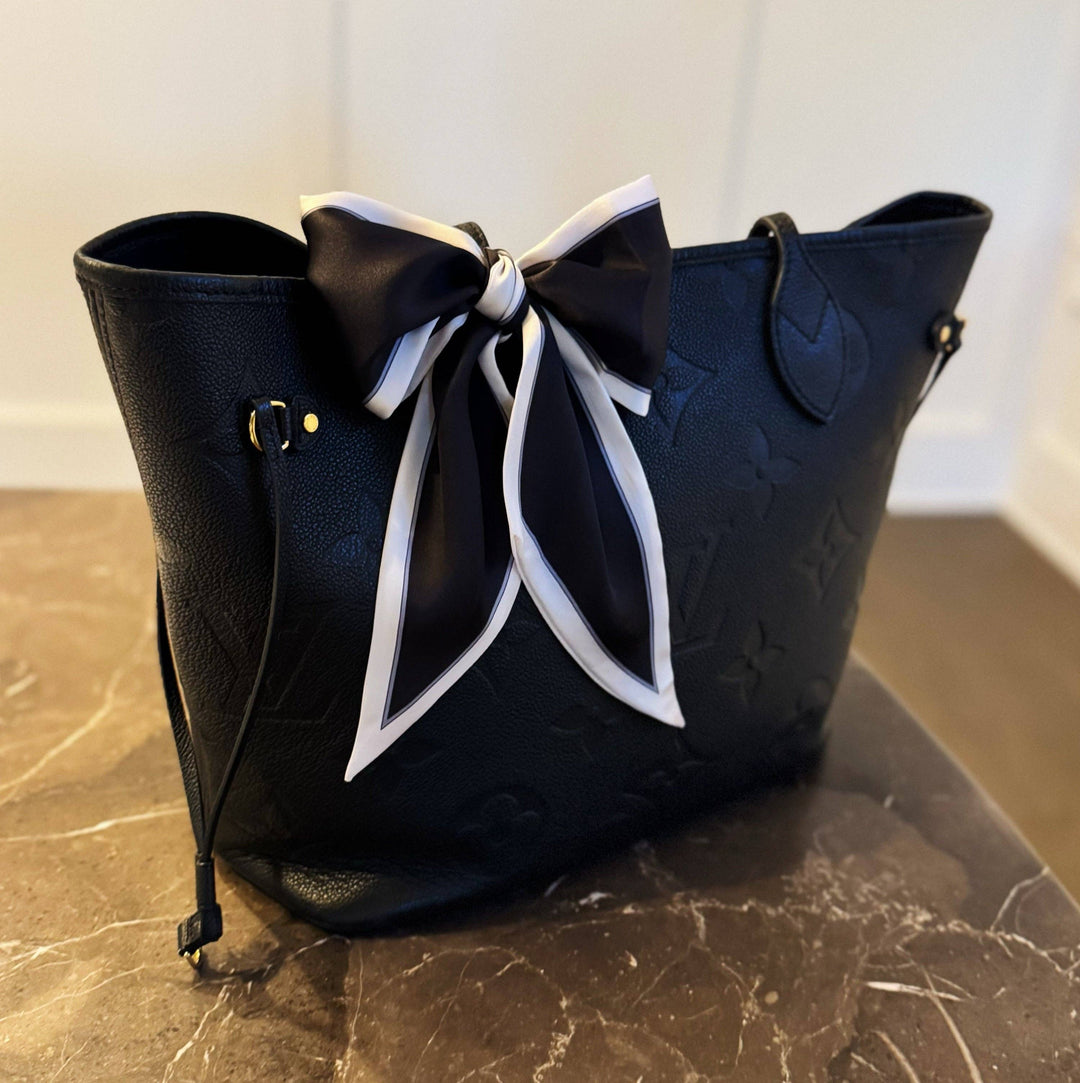Contrast Ribbon Scarf