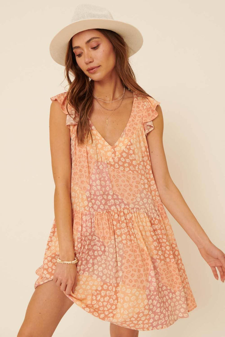 FINAL SALE Feelin’ Peachy Mini Sundress