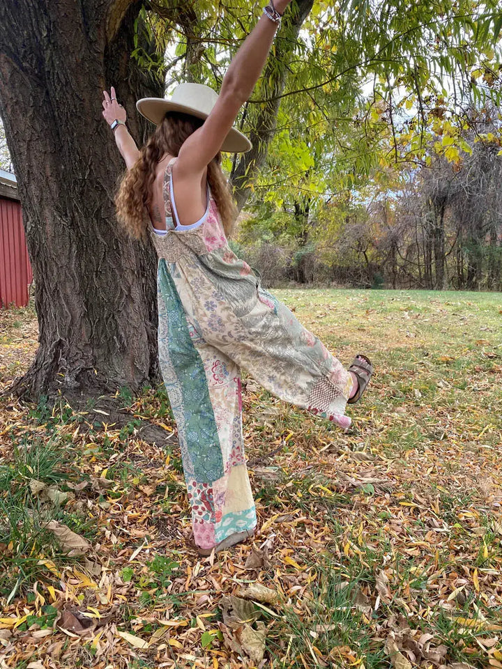 Meadow Patchwork Overalls