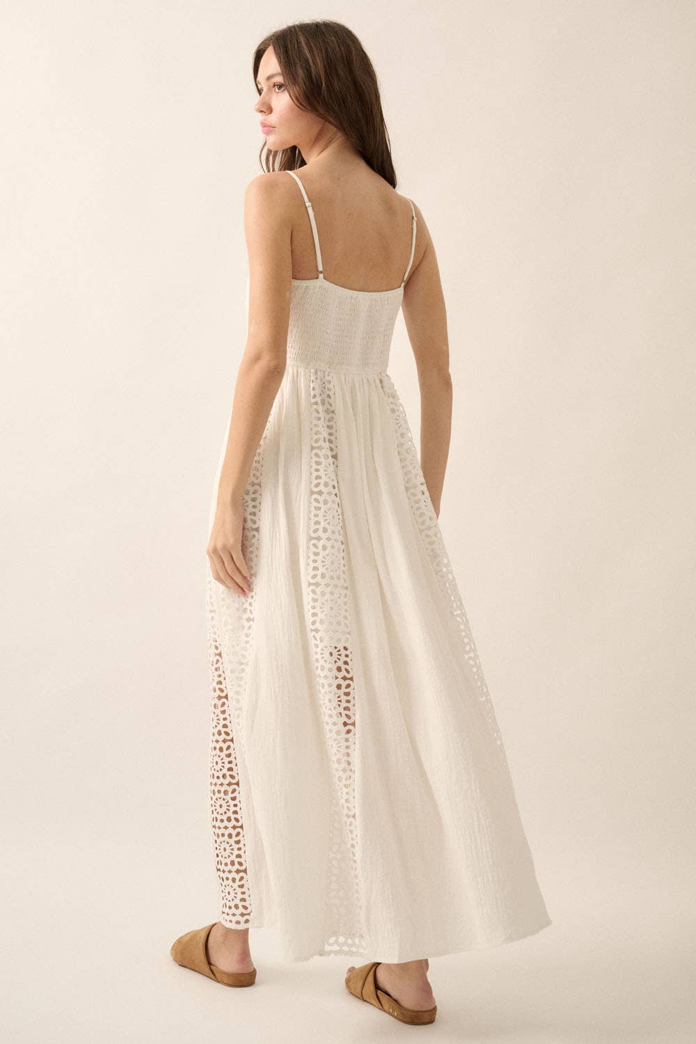 Mykonos Crochet Maxi Dress