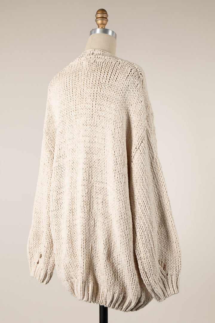 Camille Cable Knit Cardigan
