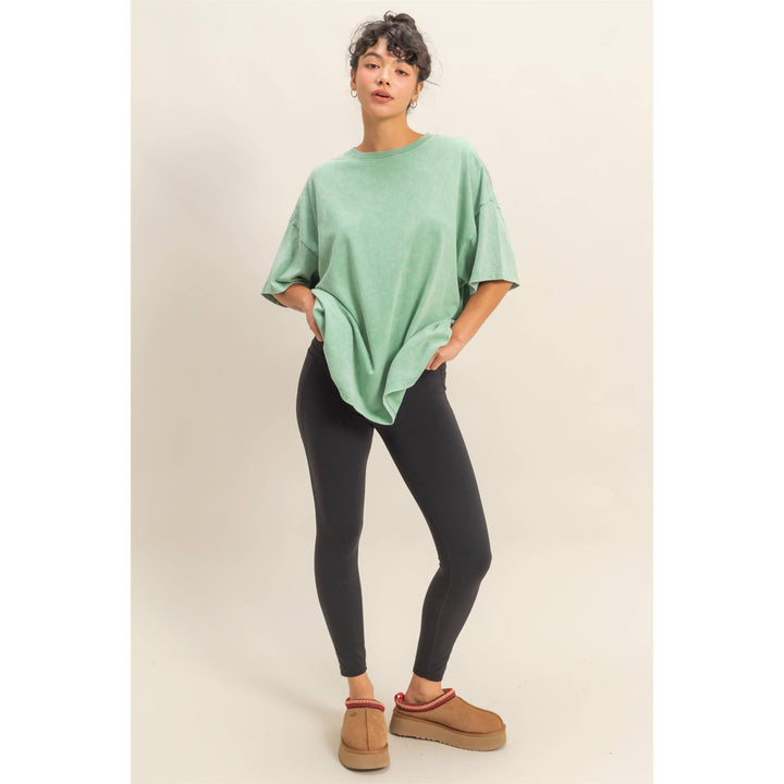 Mineral Wash Oversized Tee