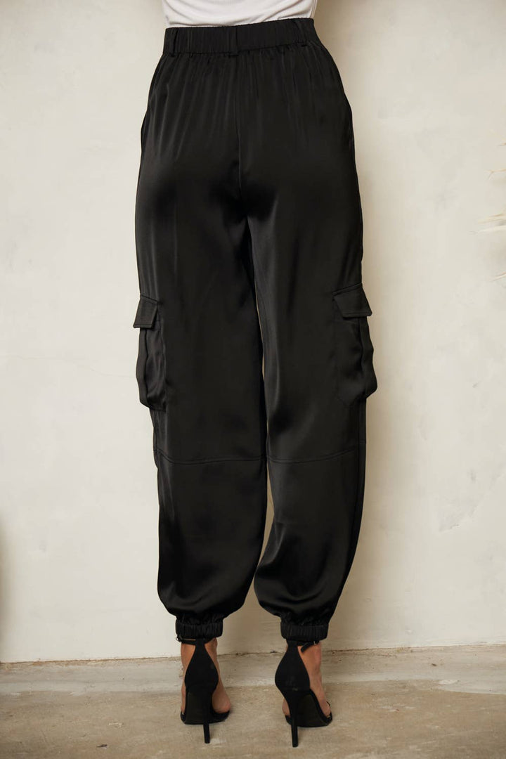 Brooklyn Satin Utility Trousers