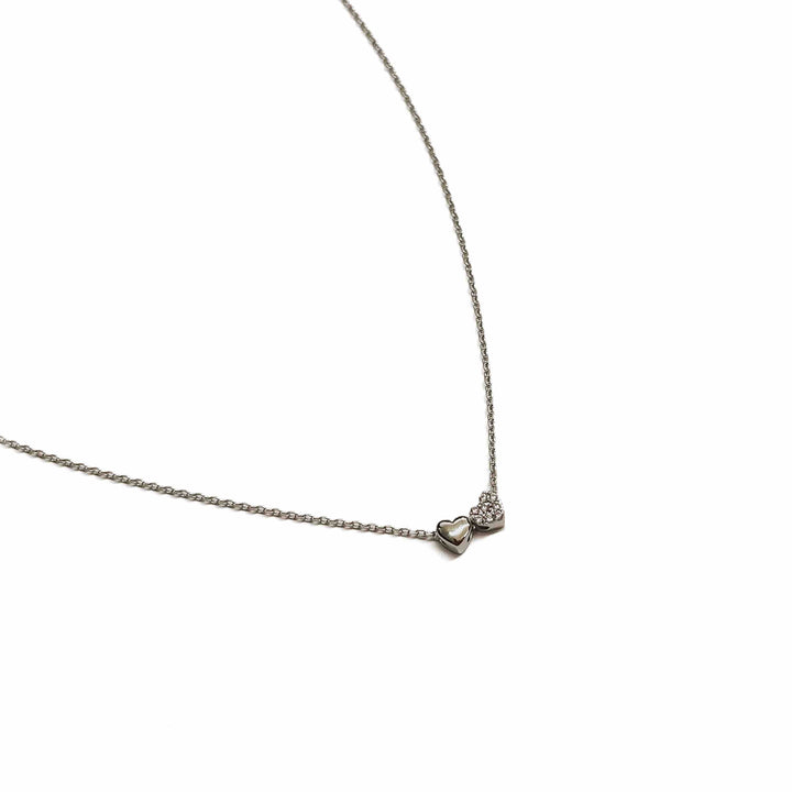Two Hearts Necklace - waterproof