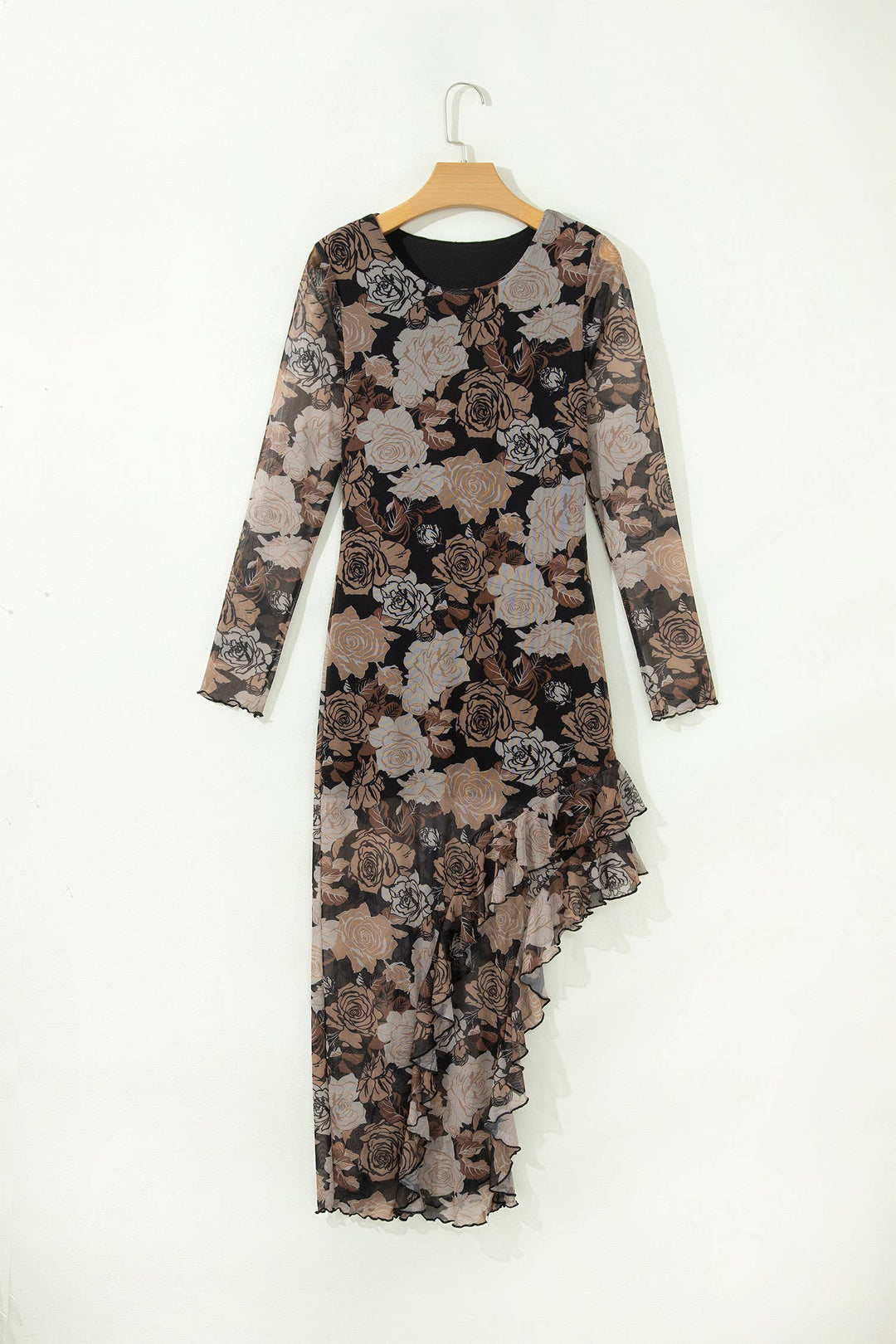 Timeless Romance Floral Mesh Maxi Dress {Preorder}