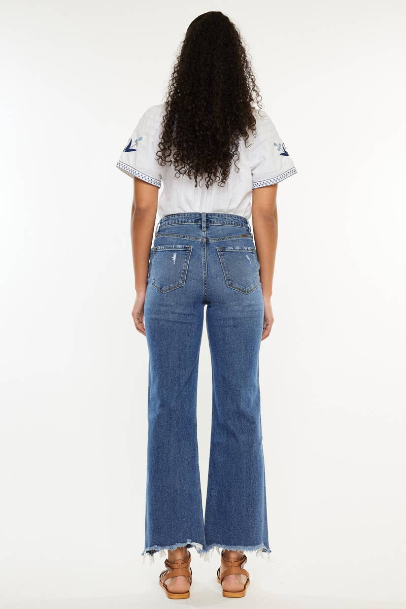 Shannon Slim Wide Leg Jeans