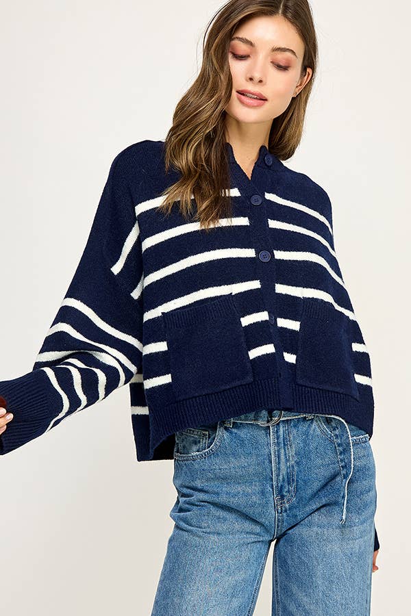 Saylor Stripe Cardigan