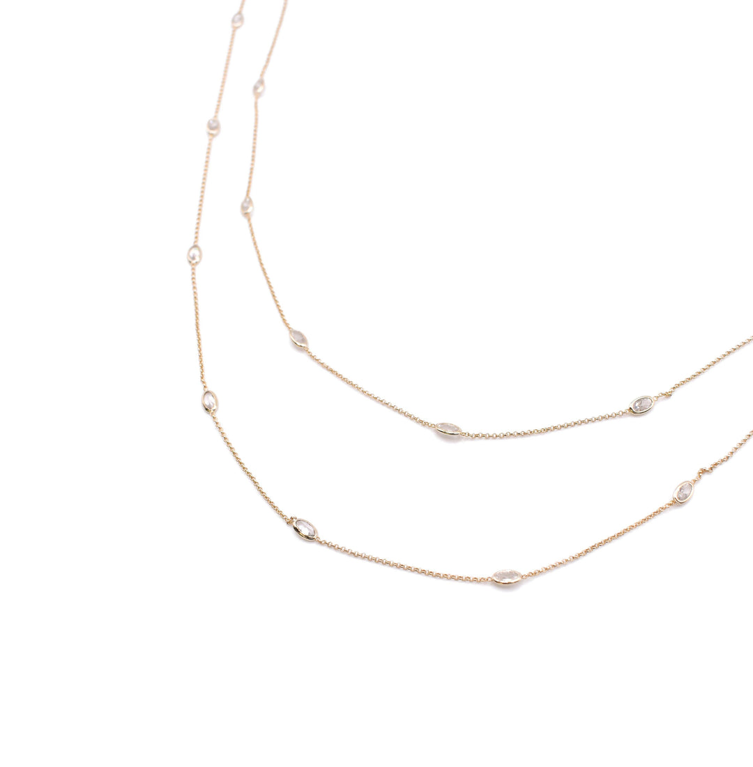 Haven CZ Bead Necklace