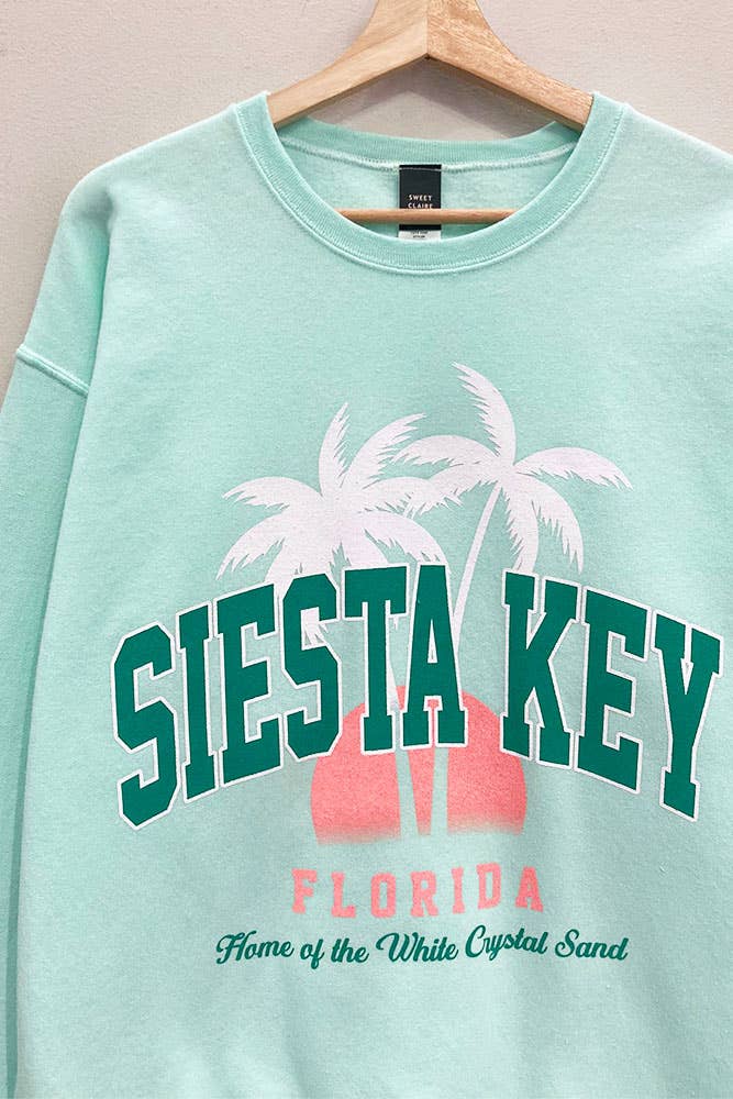 Siesta Key Tropical Sweatshirt