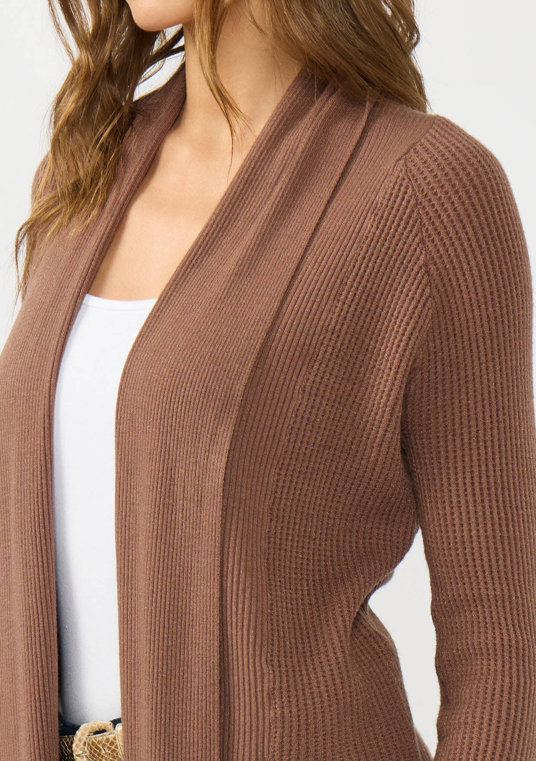 Willa Tie Front Knit Wrap Cardigan