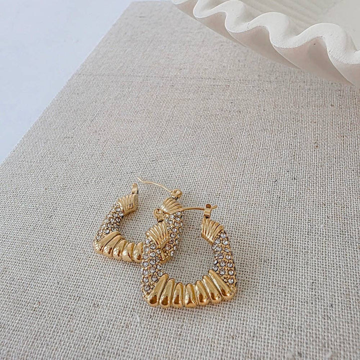 Daphne Hoop Earrings - waterproof