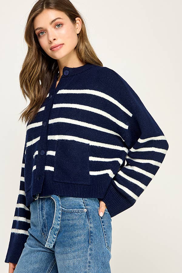 Saylor Stripe Cardigan