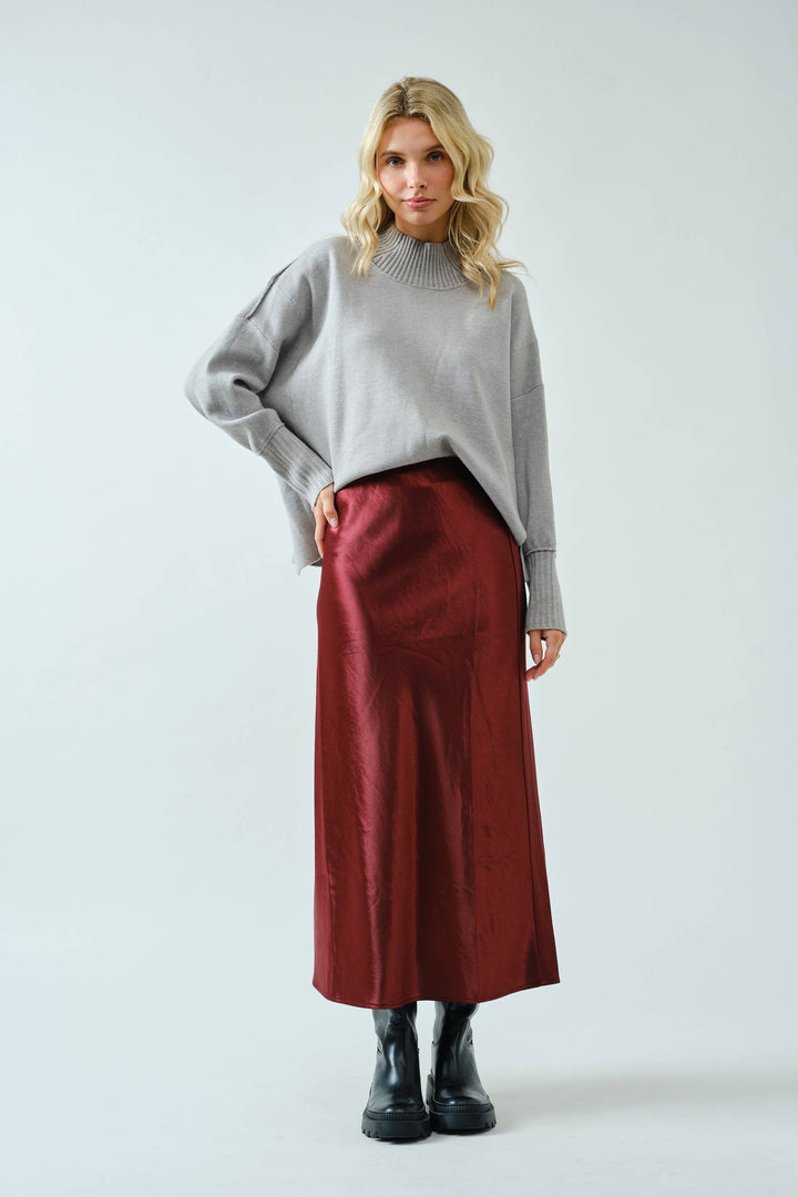 Merlot Midi Skirt