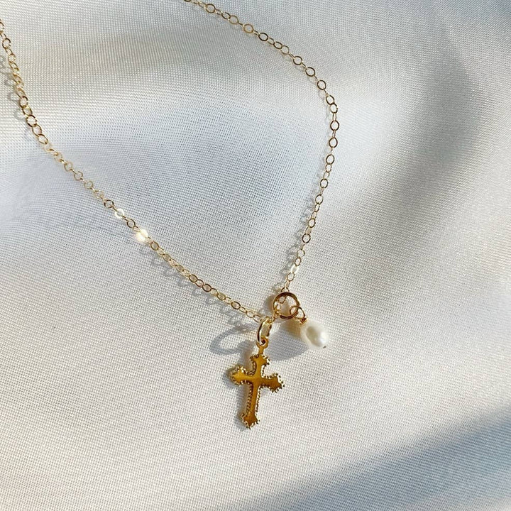 Truly Blessed Charm Necklace 14K Gold Filled