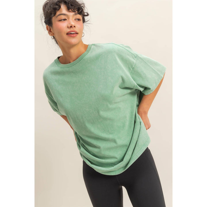 Mineral Wash Oversized Tee