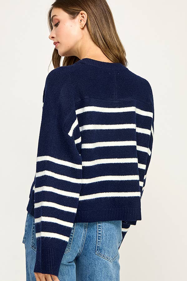 Saylor Stripe Cardigan