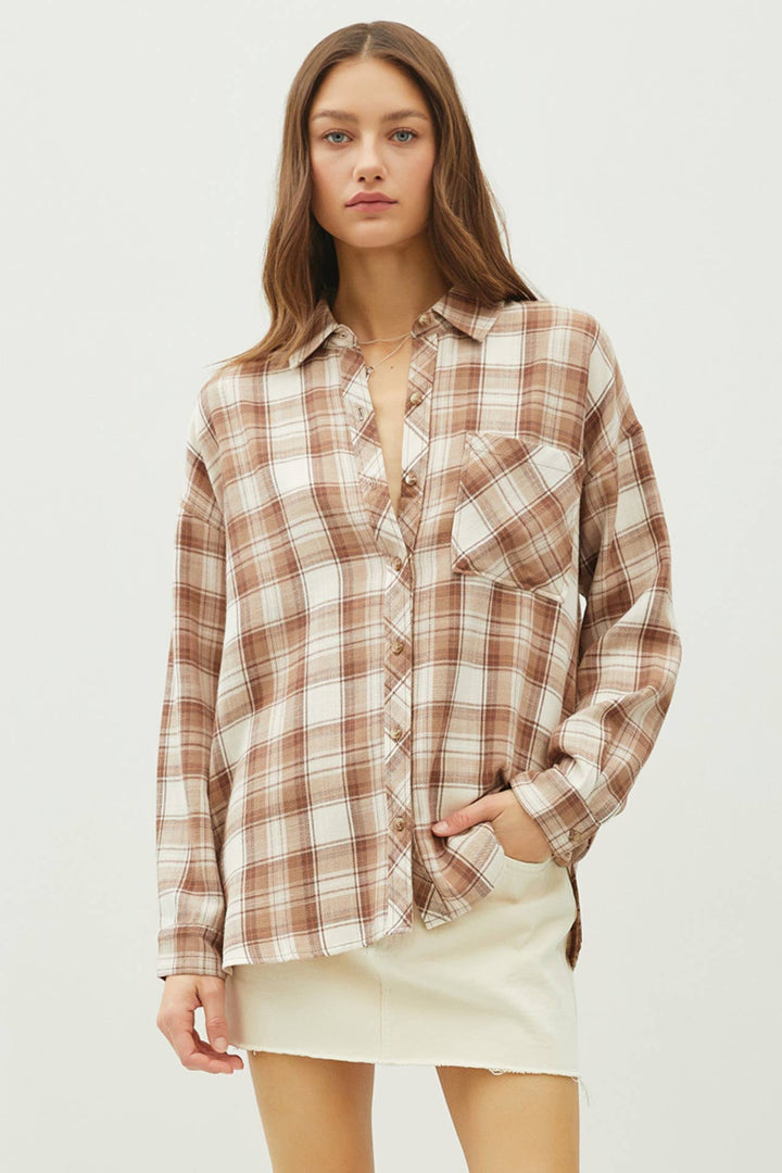 Andi Flannel Button Down