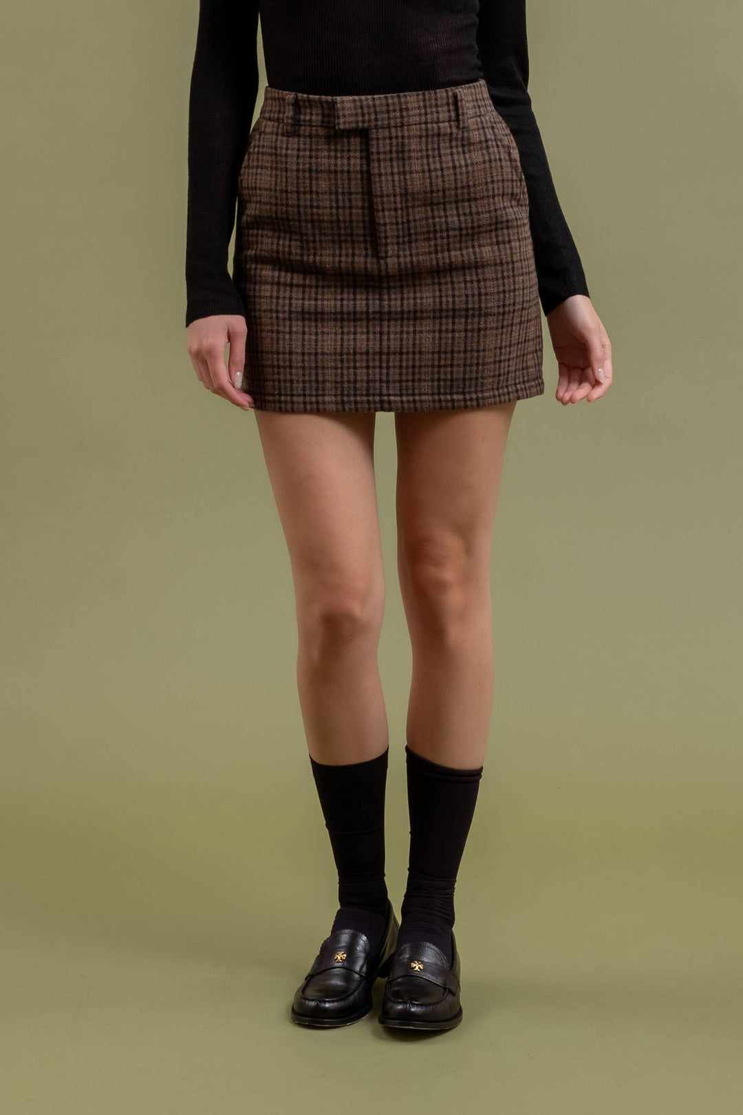 Marissa Plaid Mini Skirt