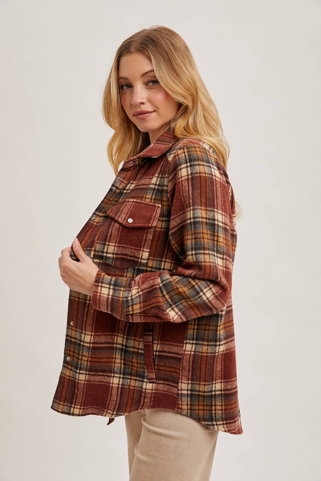 Rustwood Plaid Shacket