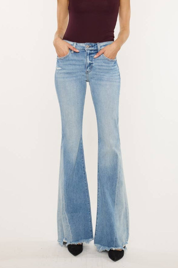 Bri Mid Rise Flare Jeans