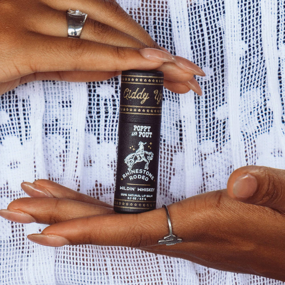 Poppy & Pout Lip Balm-Wildin' Whiskey