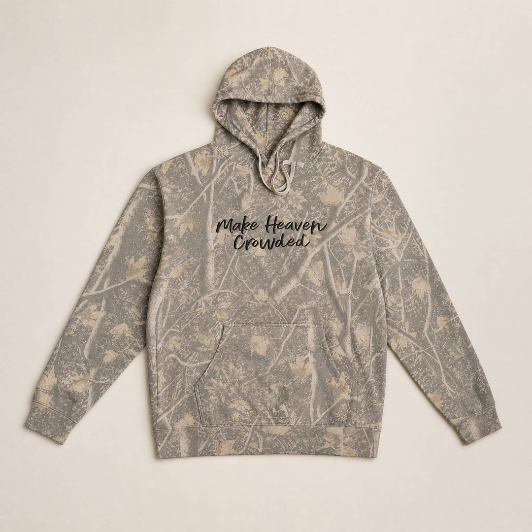 Make Heaven Crowded Embroidered Hoodie