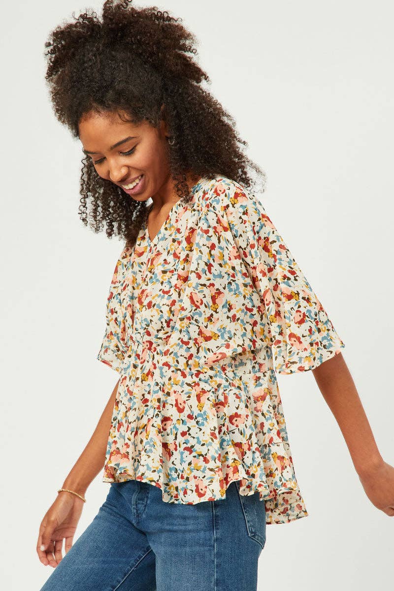Harmony Floral Dolman Top final sale