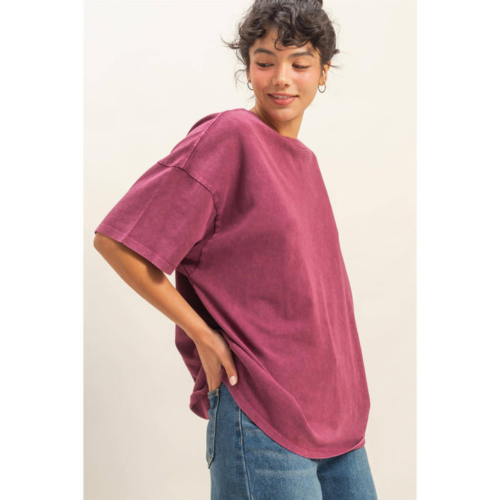 Mineral Wash Oversized Tee