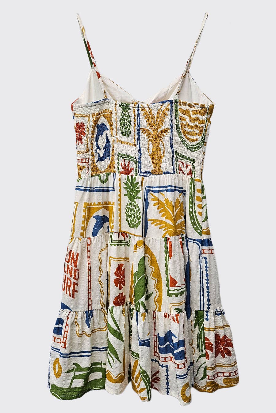 Seaside Mosaic Mini Dress