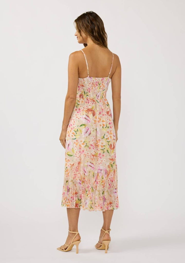 Lily Floral Midi Dress