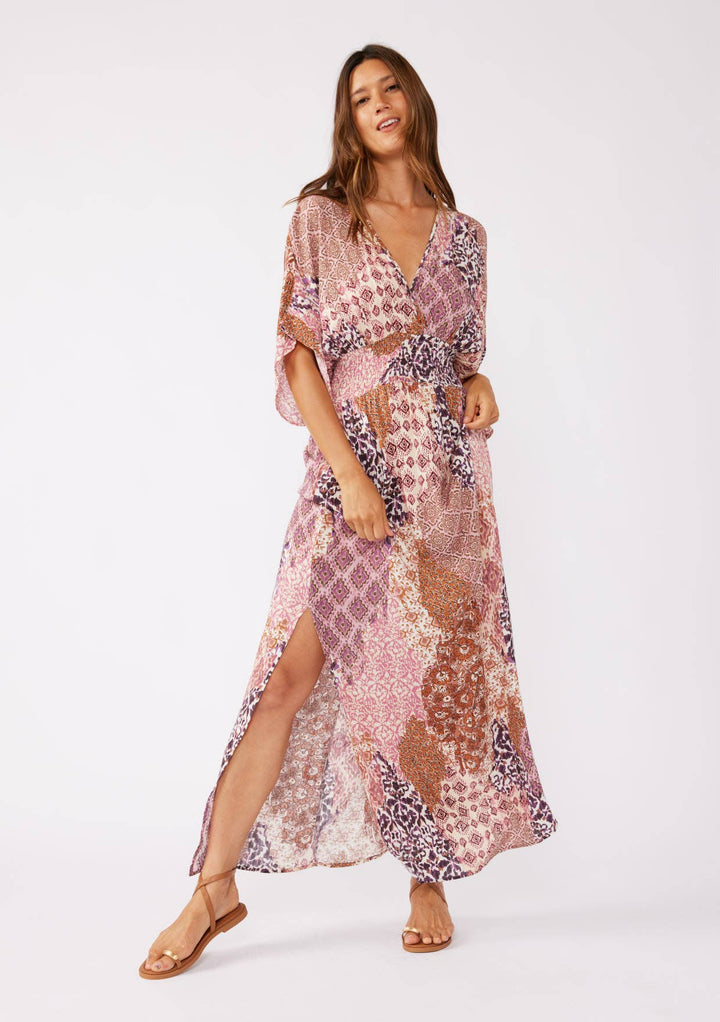 Dreamscape Kimono Maxi Dress